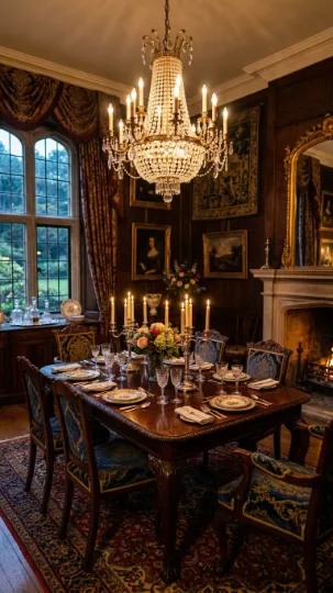 Add a Crystal (or Faux Crystal) Chandelier