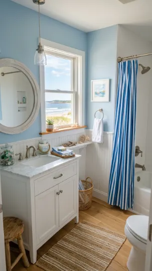 Beach House Bathroom Vibes