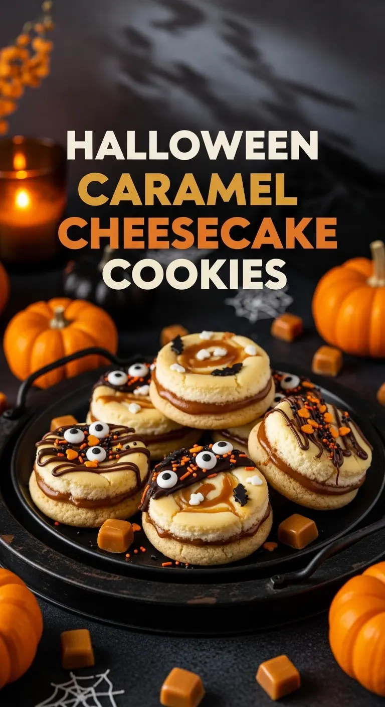 Caramel Cheesecake Cookies