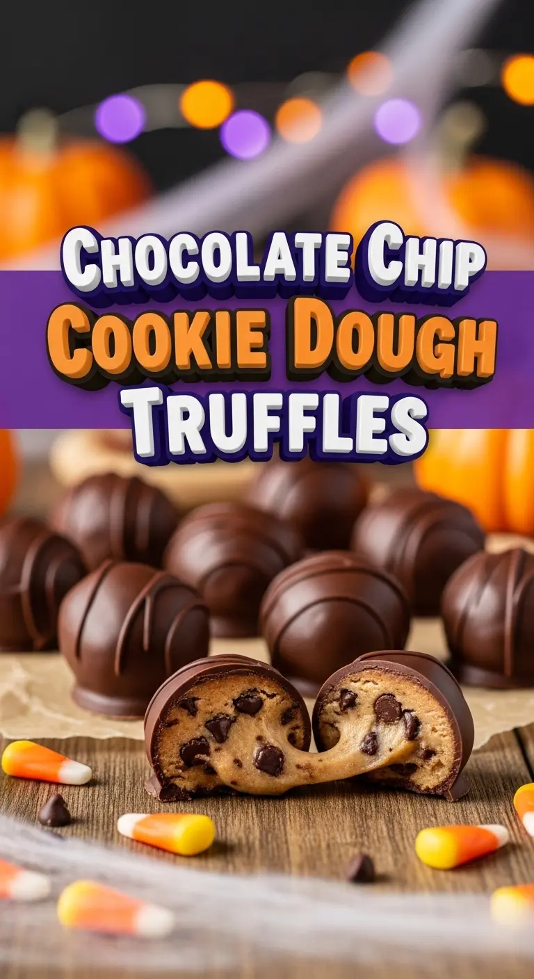 Chocolate Chip Cookie Dough Truffles
