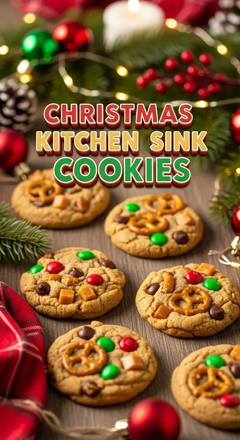 Christmas Kitchen Sink Cookies