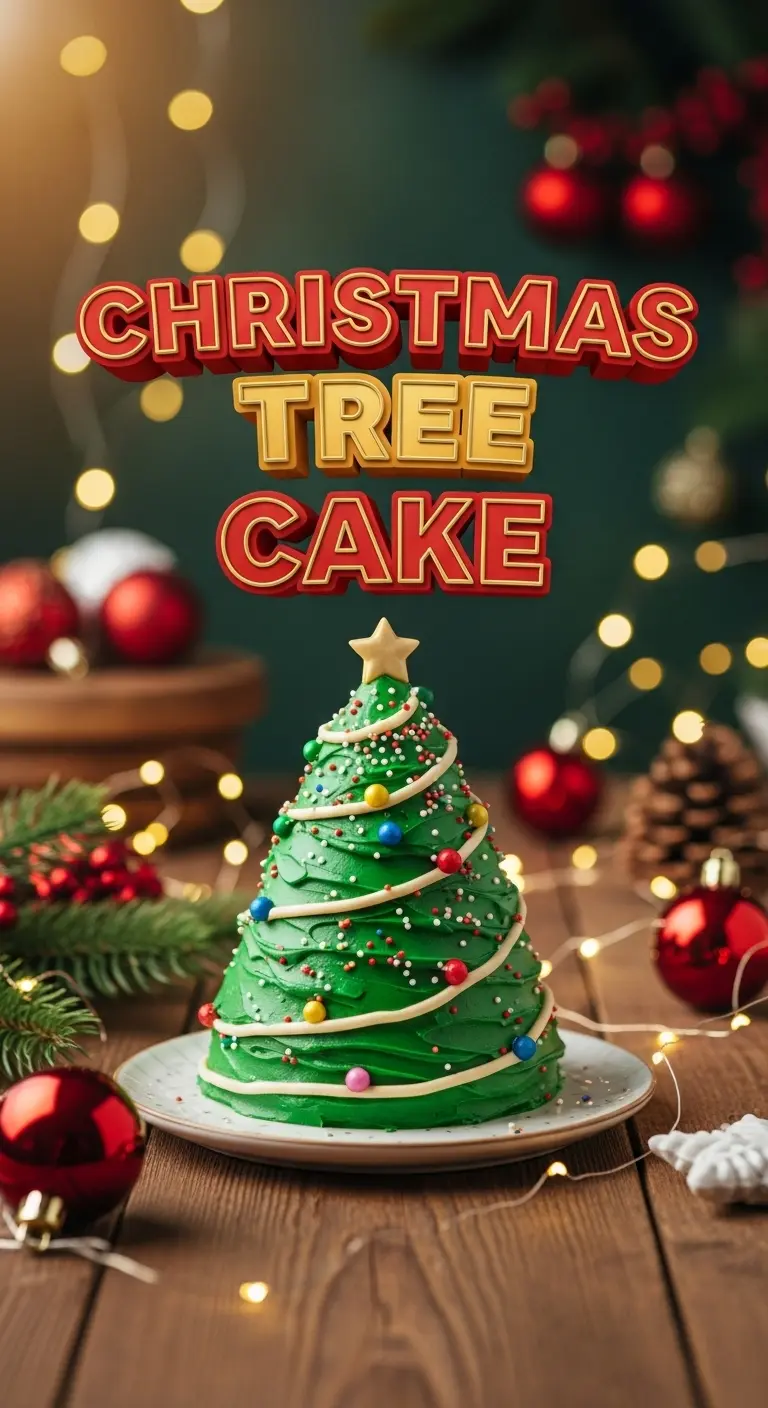Christmas Tree Cake