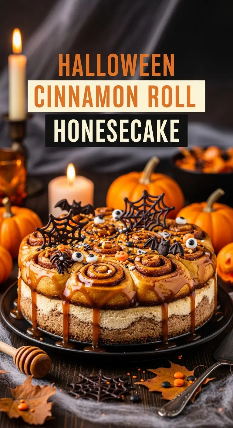 Cinnamon Roll Honeybun Cheesecake