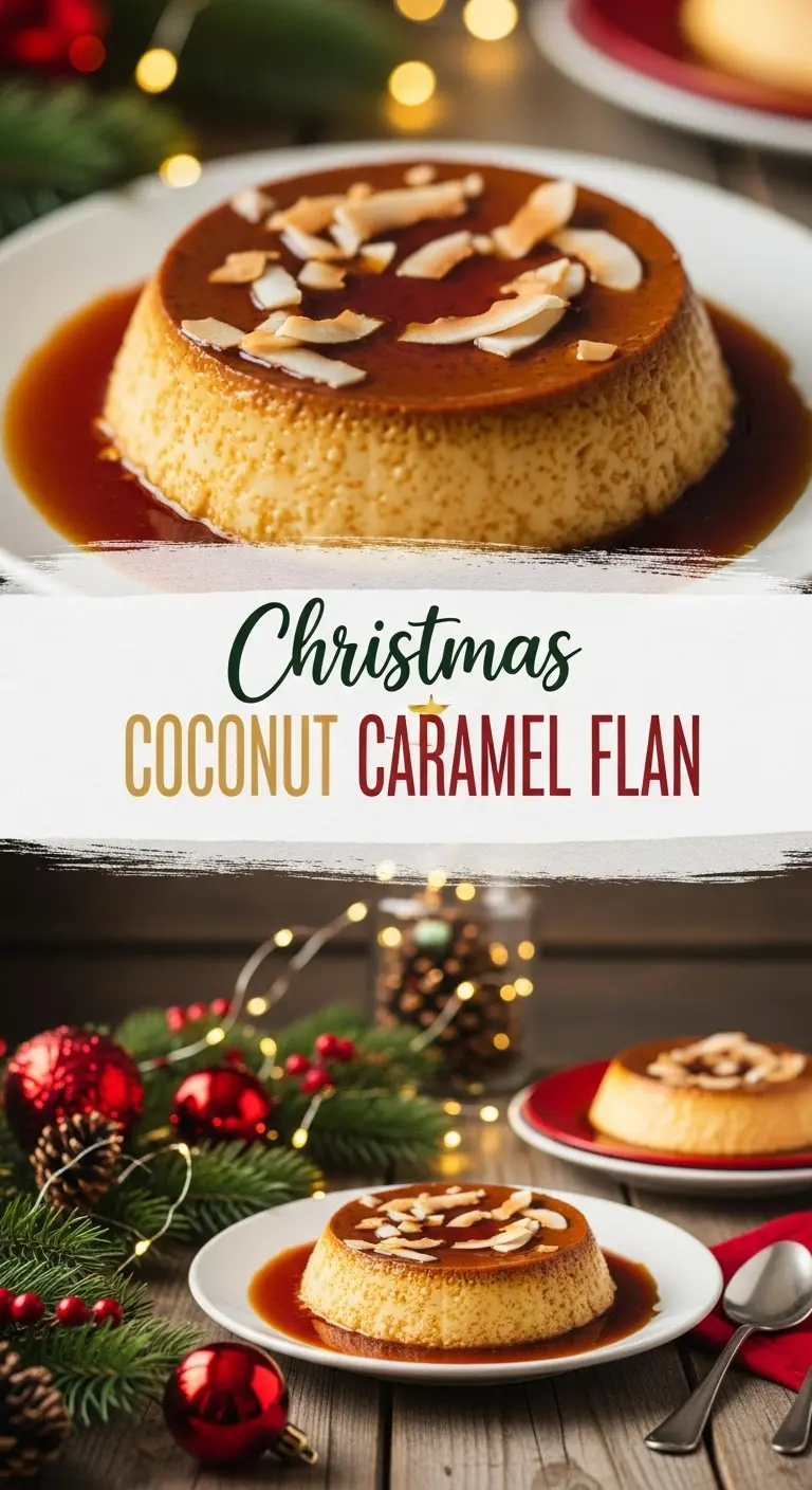 Coconut Caramel Flan