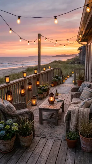 Cozy Coastal Lighting