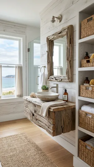 Driftwood & Whitewashed Wood