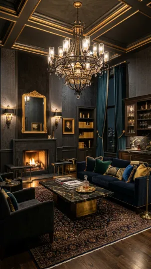 Elevate with Luxury Dark Interiors