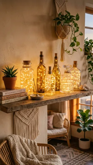 Fairy Light Bottles