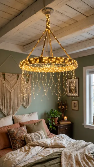 Fairy Light Chandelier