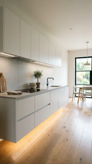 Floating Handleless Cabinets