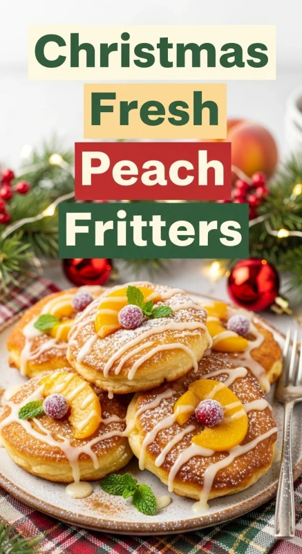 Fresh Peach Fritters