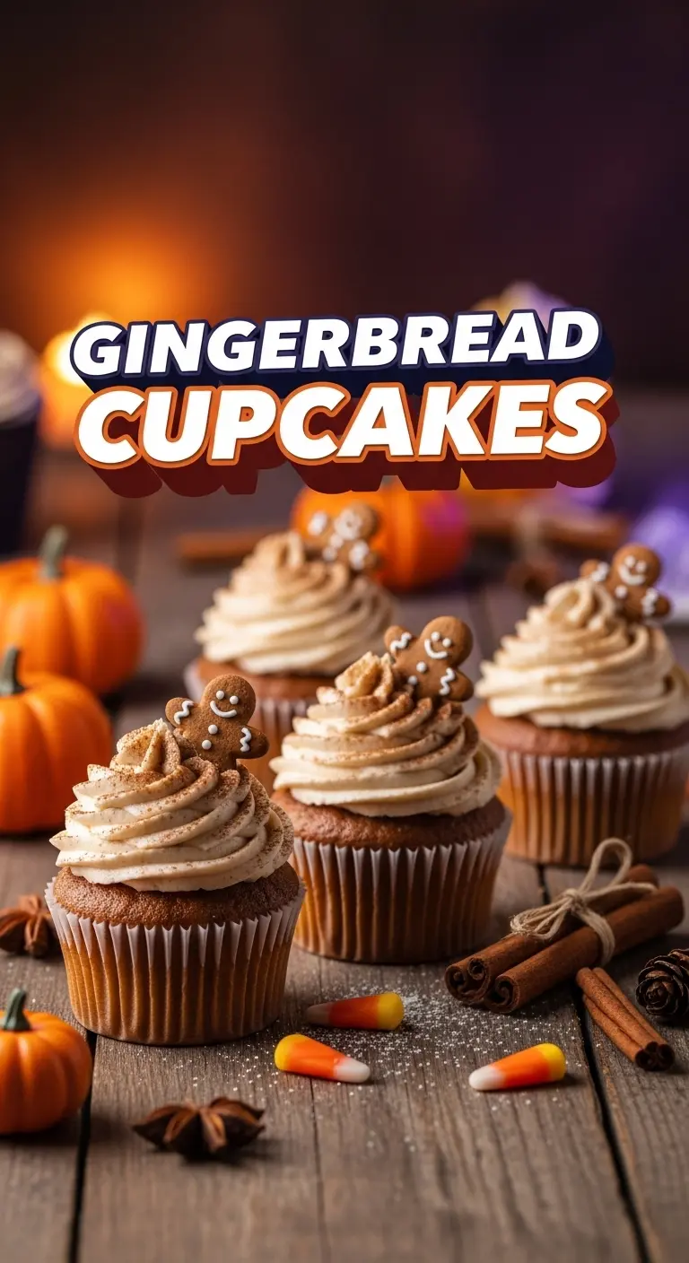 Gingerbread Cupcakes
