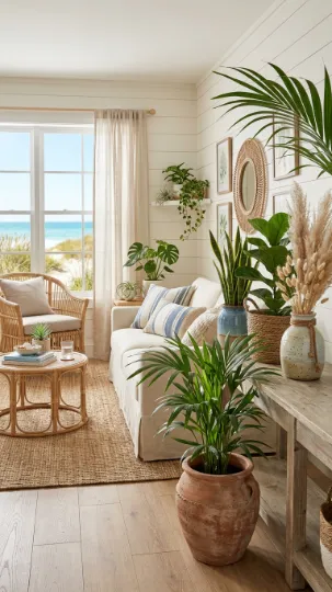 Go Big on Greenery (Yes, Even Faux Plants Work)