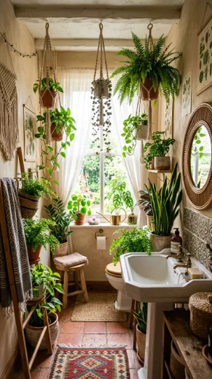 Go Wild with Plants (Yes, Even in the Bathroom)
