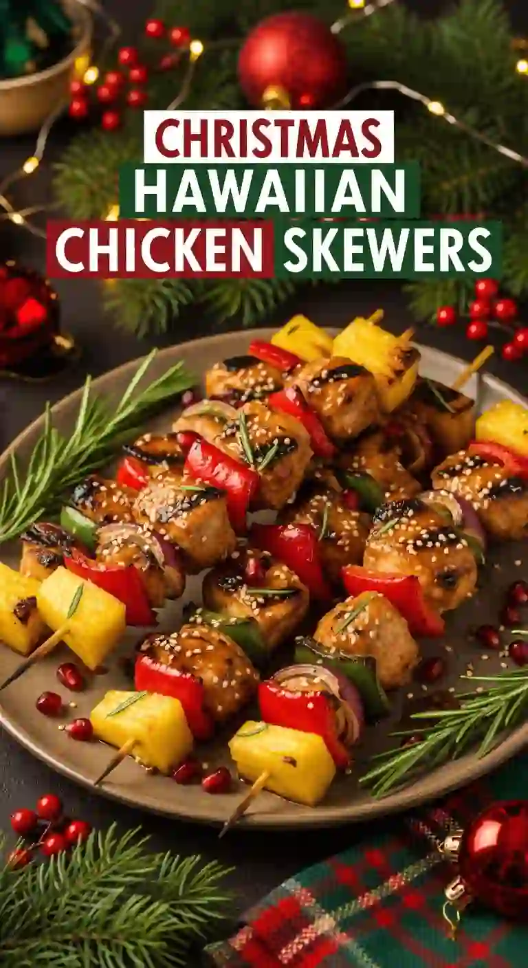 Hawaiian Chicken Skewers
