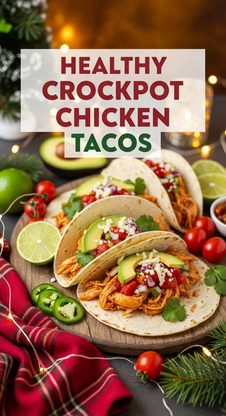 Crockpot Chicken Tacos