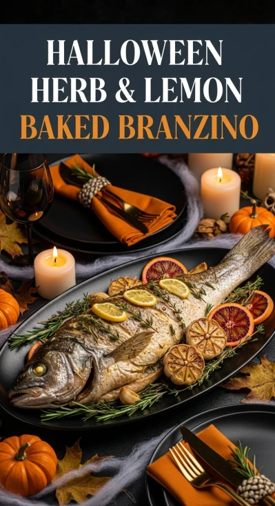 Herb and Lemon Baked Branzino