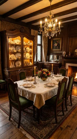 Incorporate a China Cabinet or Hutch