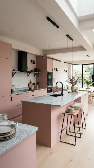 Matte Dusty Pink for a Chic Vibe