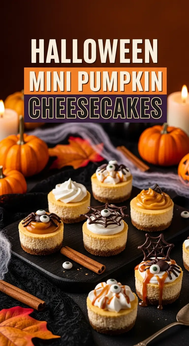 Mini Pumpkin Cheesecakes