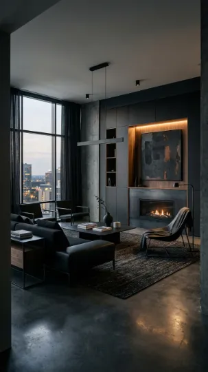 Mix Modern Dark Home Style with Clean Lines