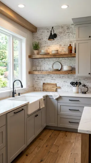 Modern Farmhouse Kitchen Cabinets