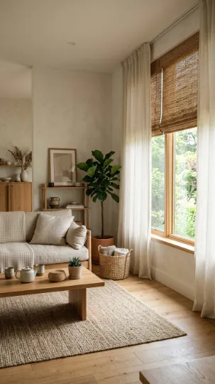 Natural Fiber Curtain Blinds