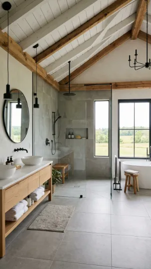 Open Concept Shower Spaces