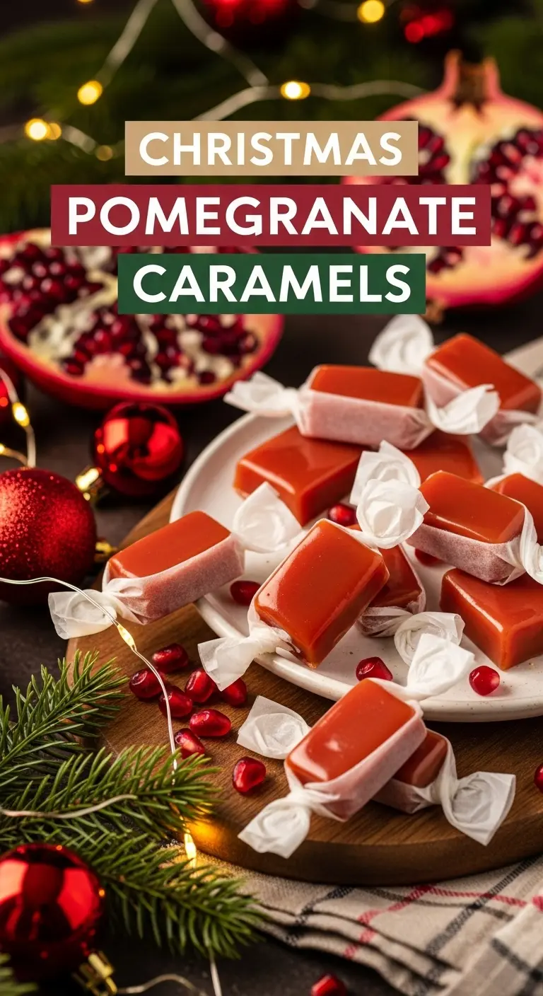 Pomegranate Caramels