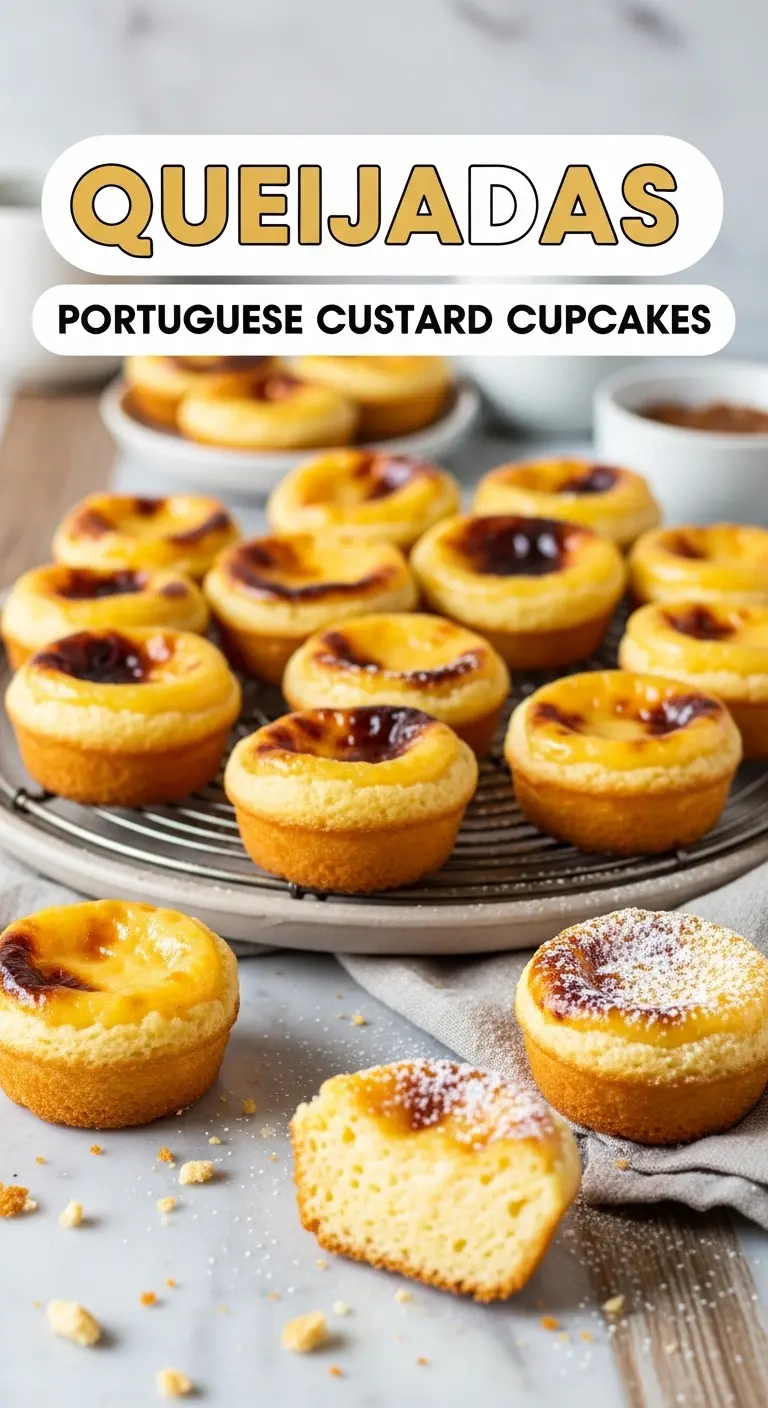 Queijadas (Portuguese Custard Cupcakes)