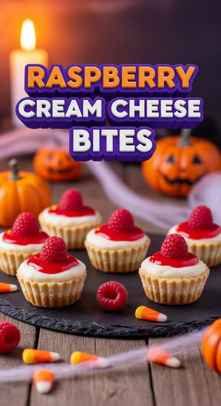 Raspberry Cream Cheese Bites