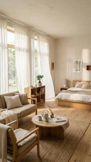 Sheer White Curtains for Airy Vibes