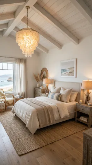 Statement Lighting with Coastal Flair