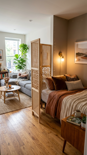 Try a Room Divider for Shared Spaces