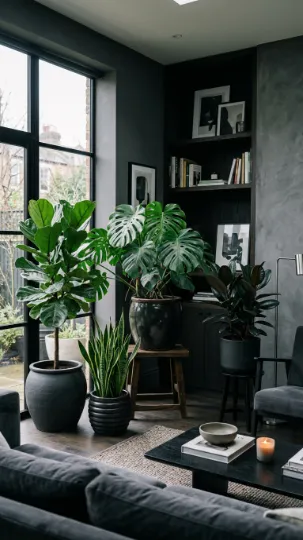 Use Plants for Contrast & Life