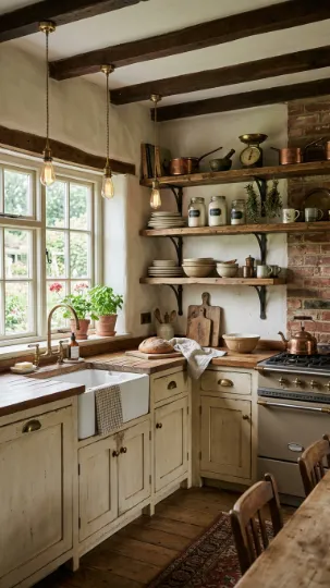 Vintage Rustic Kitchen Design