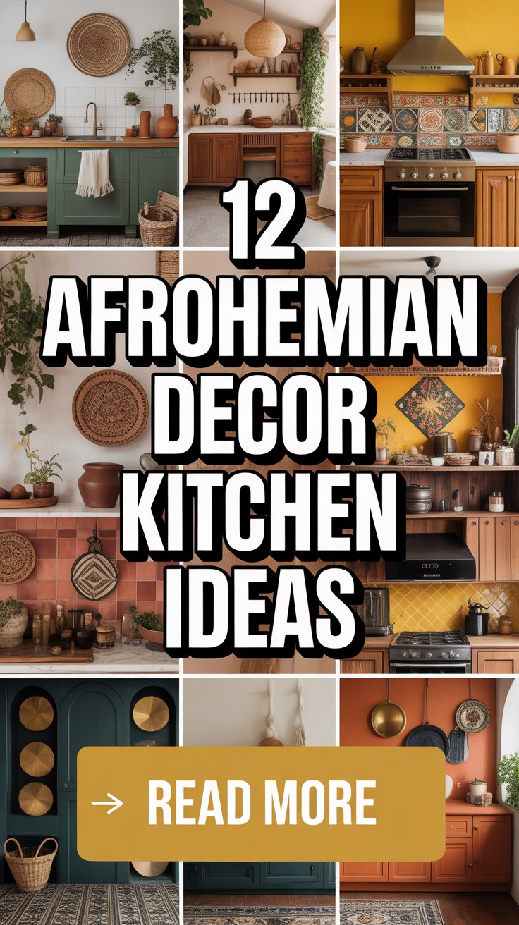 Afrohemian Decor Kitchen Ideas