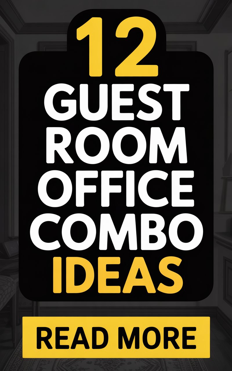 Guest Room Office Combo Ideas