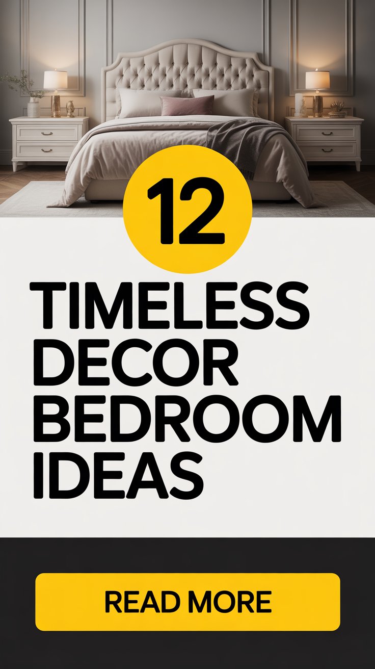 Timeless Decor Bedroom Ideas