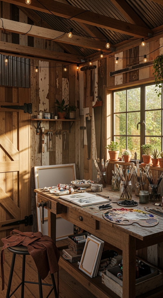 The Rustic Artist’s Studio