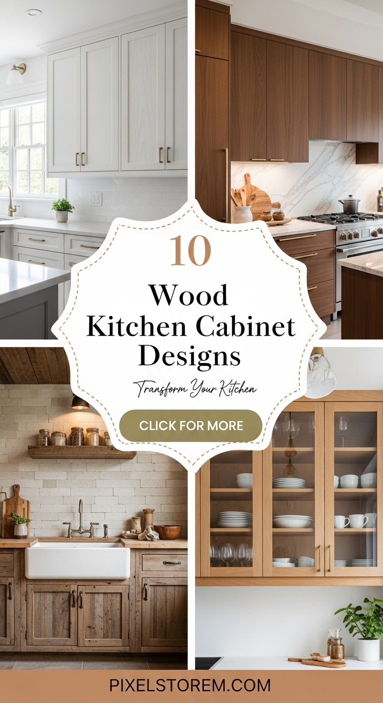 Wood Kitchen Cabinets Design