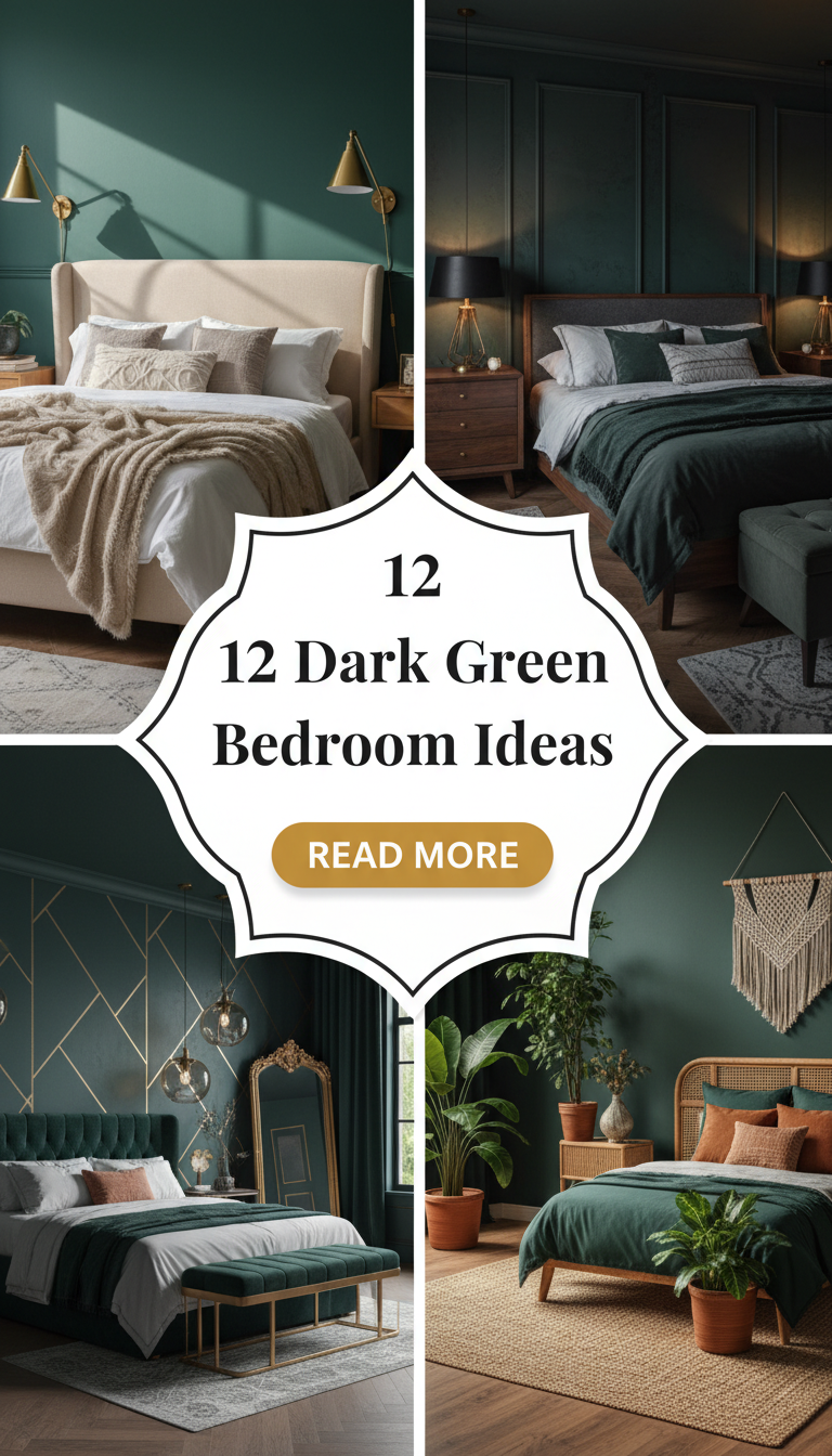 Dark Green Bedroom Ideas
