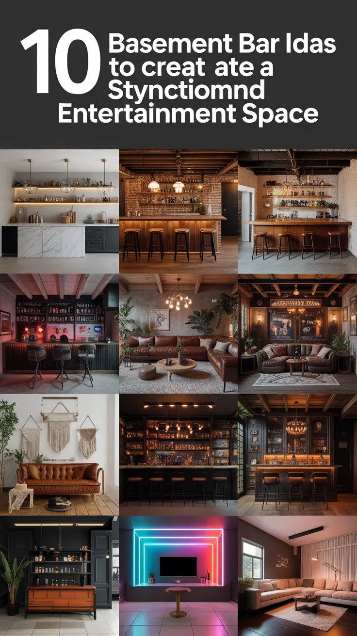 10 Basement Bar Ideas to Create a Stylish and Functional Entertainment Space