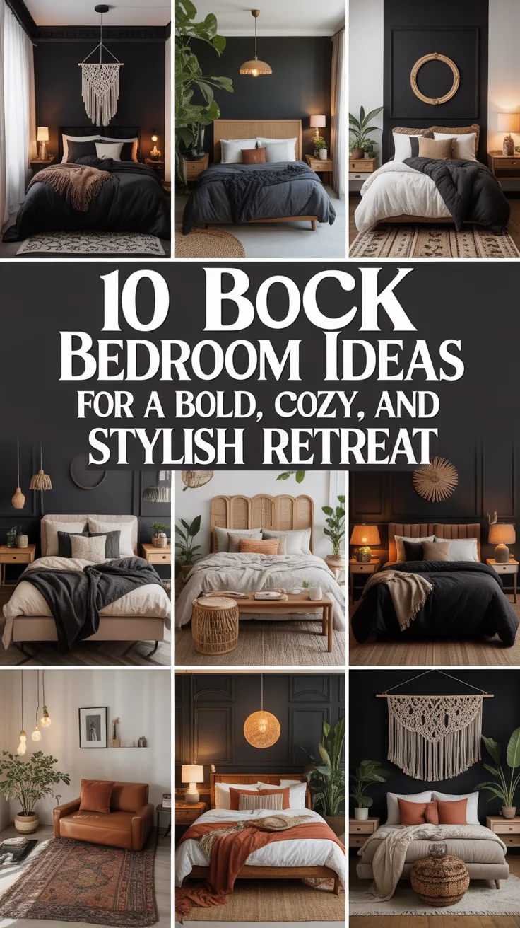 10 Black Boho Bedroom Ideas for a Bold, Cozy, and Stylish Retreat