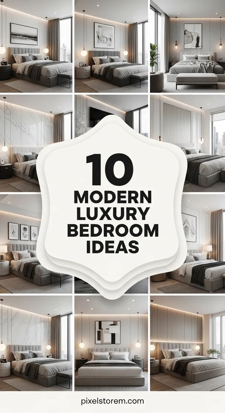 10 Modern Luxury Bedroom Ideas for a Sophisticated and Comfortable Space