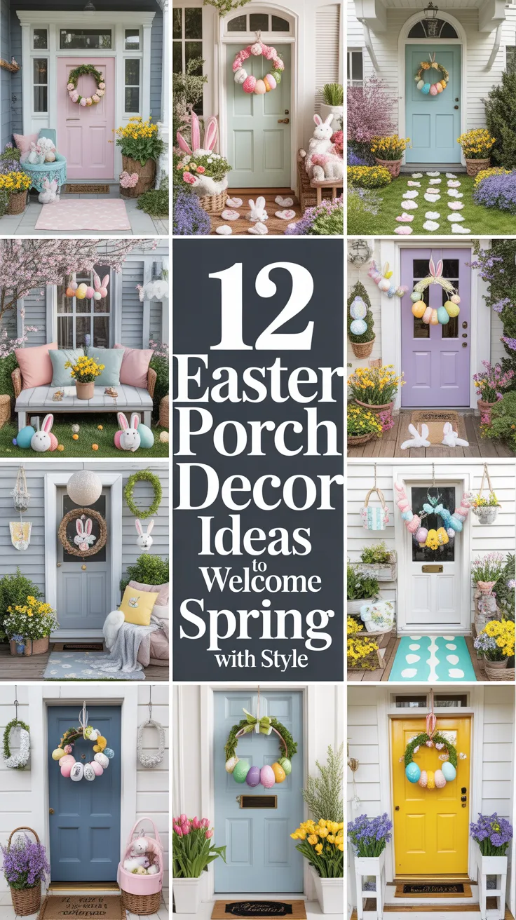 12 Easter Porch Decor Ideas to Welcome Spring with Style