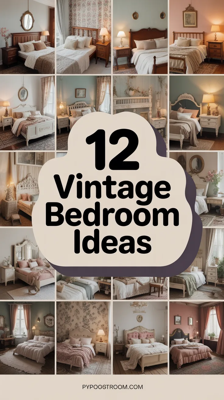 12 Vintage Bedroom Ideas for a Timeless and Charming Space