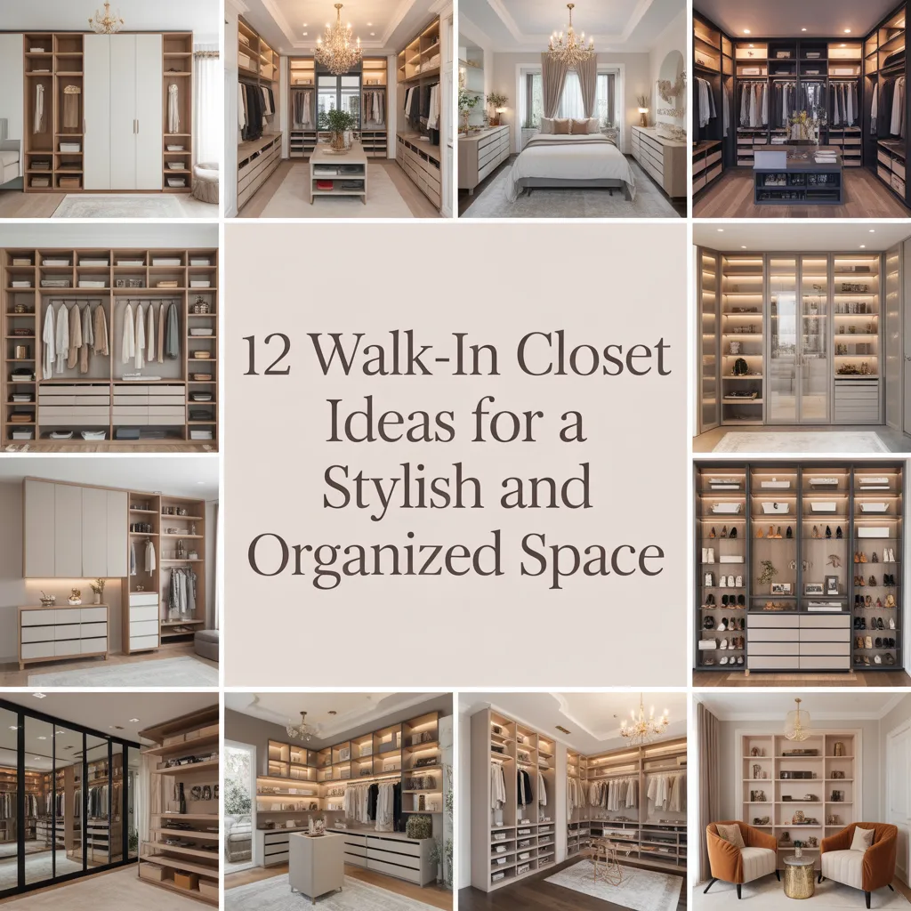 12 Walk-In Closet Ideas for a Stylish and Organized Space
