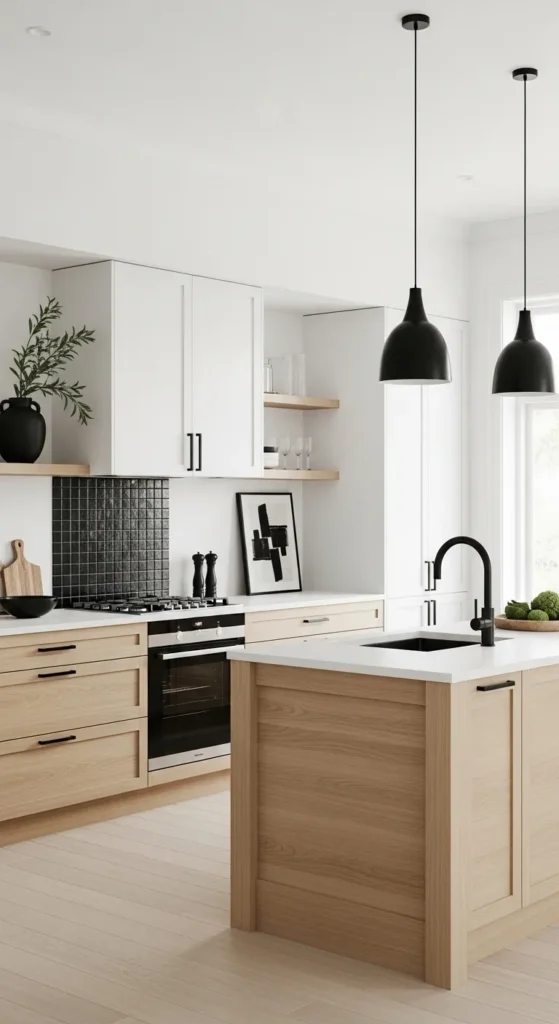 Black Accent Kitchen