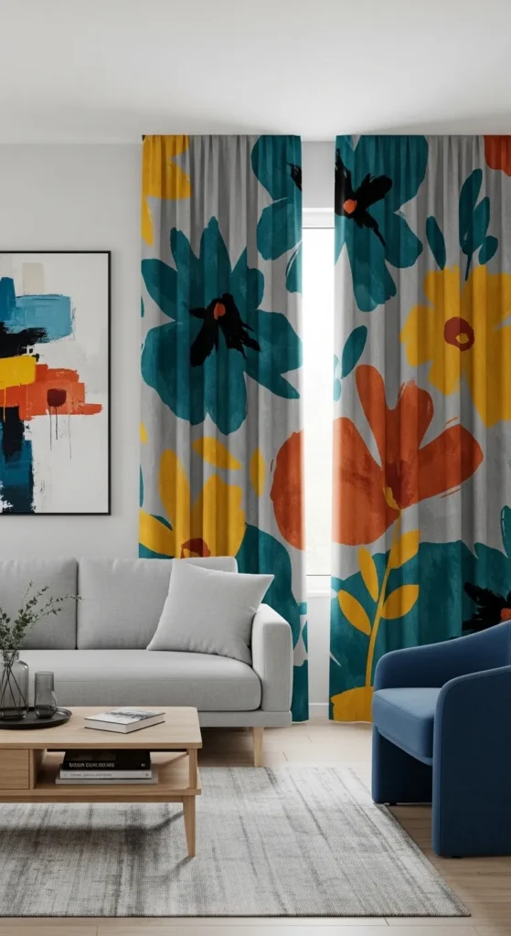 Bold Patterned Curtains